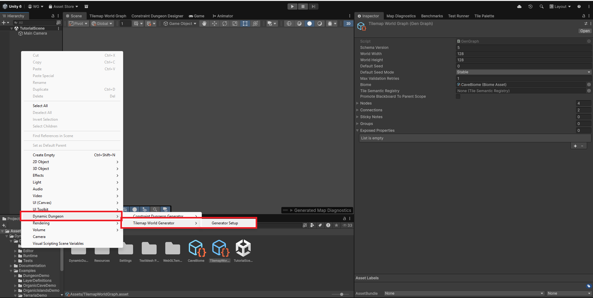 Setting up the Scene Generator