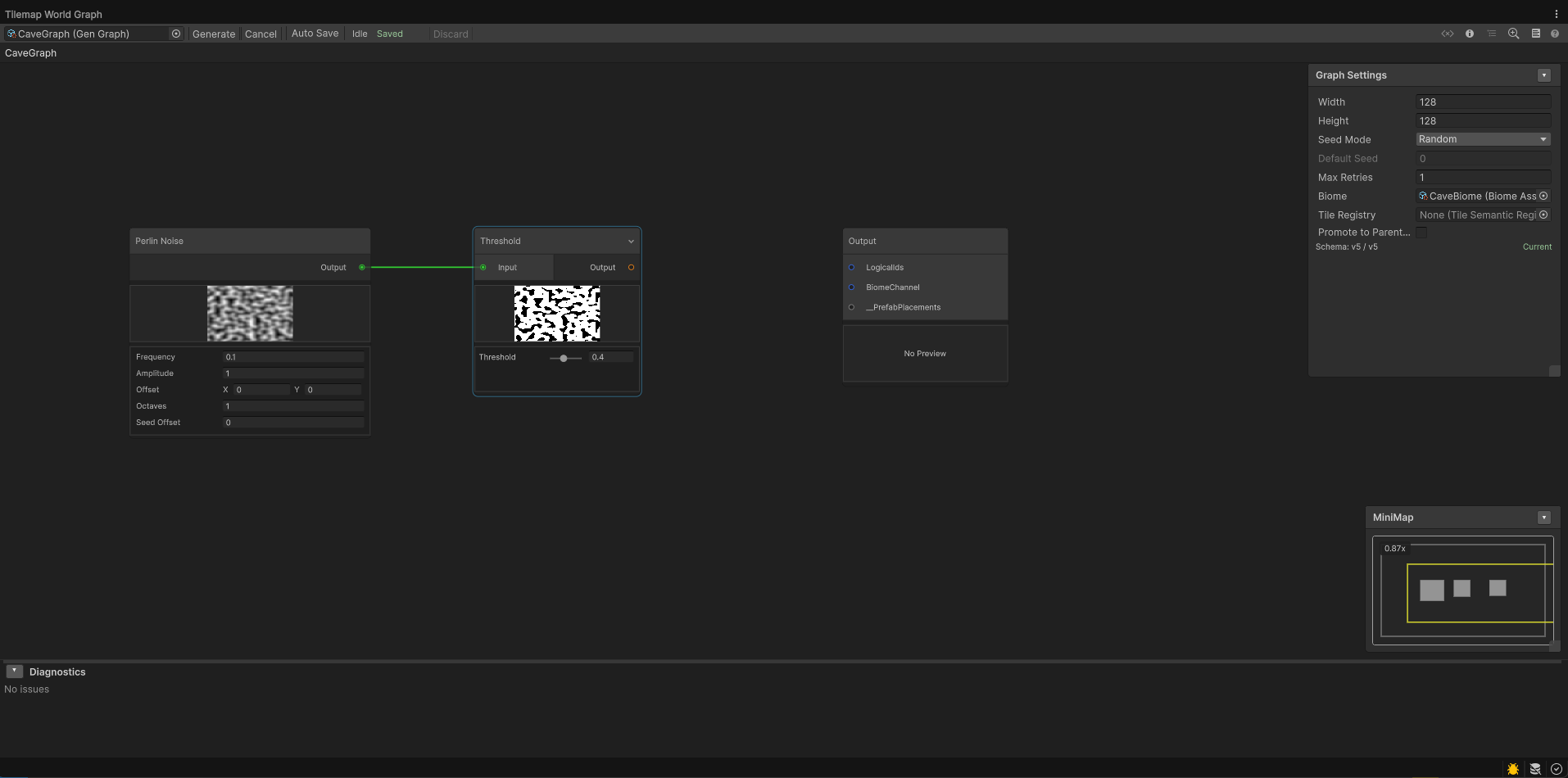 Adding a Threshold node